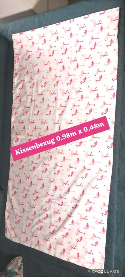 Kissenbezug ❤️ Flamingo, Keramik Vase hoch , Pareo Seide in Leipzig