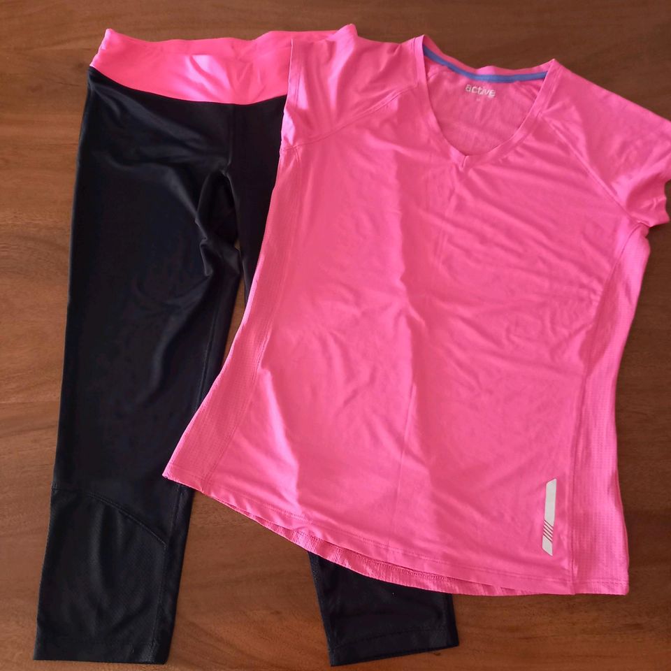 Funktionskleidung-Sportkleidung 2-Set Gr.M Top Zustand in Ludwigshafen