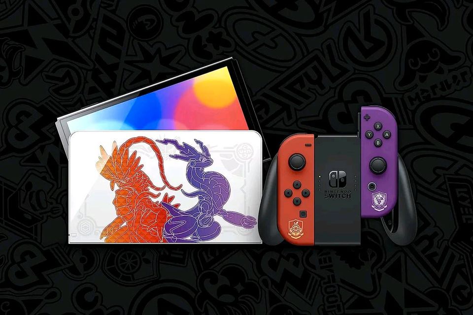 Nintendo Switch – OLED-Modell – Pokémon Karmesin & Purpur-Edition in Lübeck