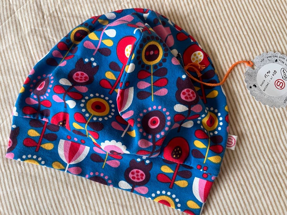 Mütze Blumen für Kinder Beanie / 3-4 Jahre / selfmade *NEU* in Köln