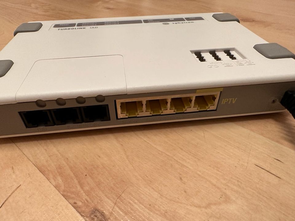 SAPHIRON TURBOLINK IAD DSL ISDN Telefon LAN Router TOP in Oer-Erkenschwick