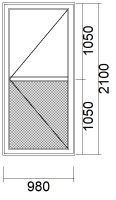 Nebeneingangstür | braun Schokobraun | 98 x 210 | DIN rechts einwärts öffnend | umlaufend stahlverstärkt | PG741 Brandenburg - Perleberg Vorschau