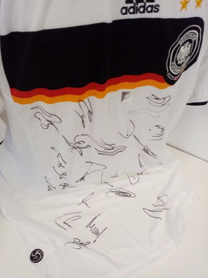 Deutschland Trikot EM 2008 Teamsigniert COA DFB Adidas Neu XXL in Lünen