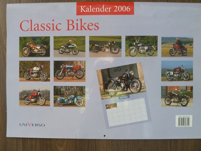 Motorrad Classic Bikes Kalender 2006 Augusta Honda BSA Laverda in Wolfsburg