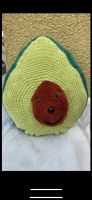 Avocado Amigurumi Gehäkelt Chenille Wolle Kissen Bayern - Giebelstadt Vorschau