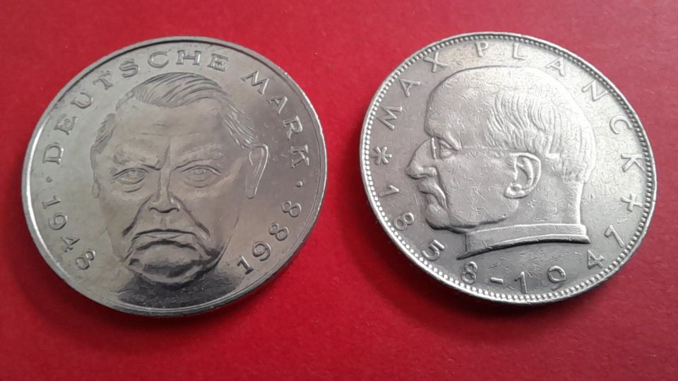 Münzen 1 DM + 2 DM + 50 Pfennig BANK DEUTSCHER LÄNDER ab 2 € in Wuppertal