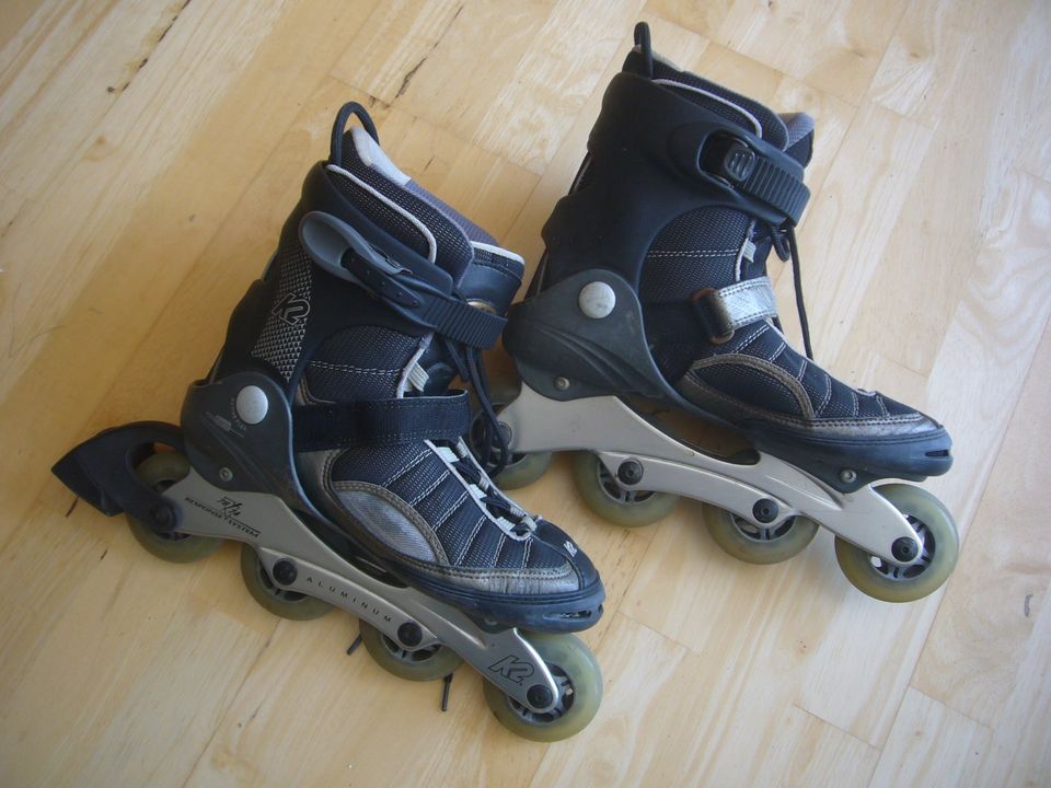 Inliner Inline Skate Gr. 42 K2 Velocity Titanium, 80mm K2-Rollen in Langwedel