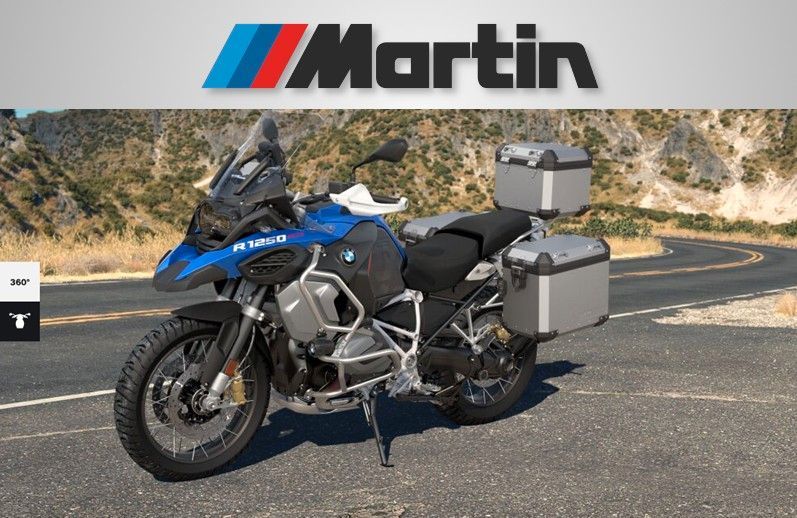 BMW R1250GS Adventure 5 Pakete Koffer Topcase in Oy-Mittelberg