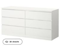 MALM Kommode mit 6 Schubladen weiß, 160x78 cm Nordrhein-Westfalen - Herne Vorschau