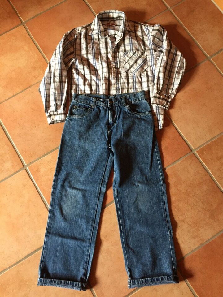 Hemd und Jeans, Größe 146 in Bad Ems