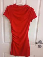 Kleid Gr 36 H u M rot mit Raffungen Stretch neue Kollektion! Hessen - Sinntal Vorschau