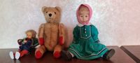 Puppen u. Teddy von anno dazumal mit nagelneuem Küken Rheinland-Pfalz - Laumersheim Vorschau
