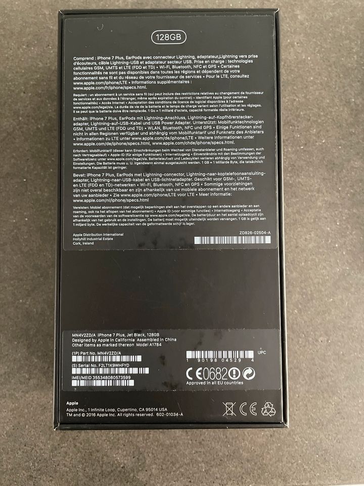 iPhone 7plus, Jet Black, 128 GB in Köln