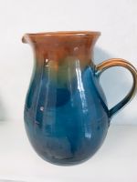 Krug Vase ☆ Groß 4 Liter☆Keramik getöpfert blau braun ☆ Schleswig-Holstein - Bad Oldesloe Vorschau