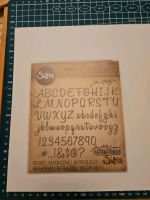 Stanzschablone Buchstaben Sizzix Thinlits Jim Holz Kr. München - Unterhaching Vorschau