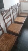4 wunderschöne Antike Stühle aus der Gründerzeit mit Säulen Baden-Württemberg - Bad Krozingen Vorschau
