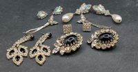 Ohrringe funkelnde Konvolut Schmuck Modeschmuck Vintage Nordrhein-Westfalen - Freudenberg Vorschau