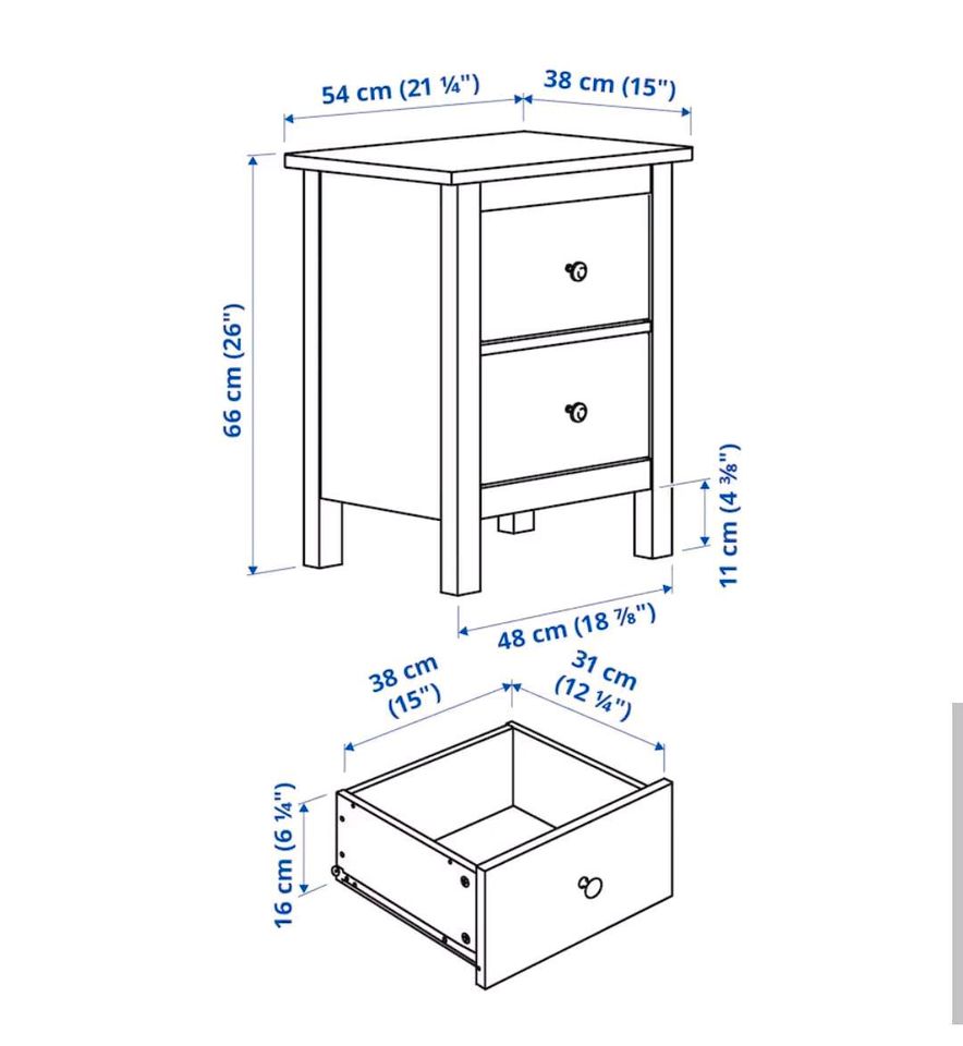 2x Hemnes Komode in Dresden