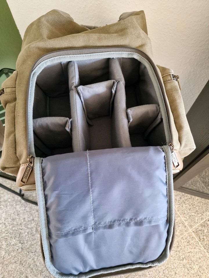 TARION Kamerarucksack / Canvas Camera Backpack in Weinheim