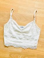 Weißes Camisole Crop Top aus Spitze Brandenburg - Strausberg Vorschau