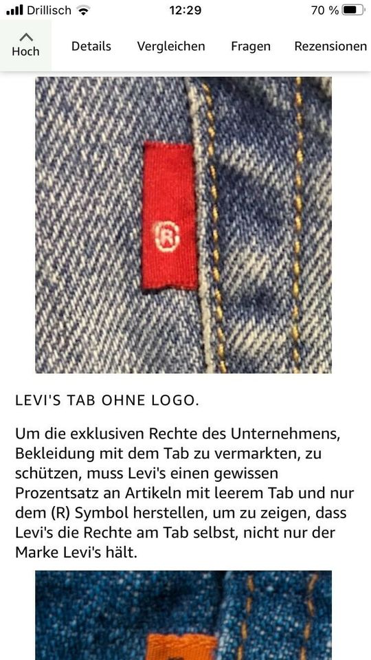 Levi’s Premium Jeans 519 extreme skinny W 28 L 32 Gr 152 12 jä. in Reinbek