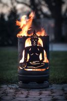 Kleine Feuertonne Buddha Yin und Yang Garten Feuer 199€* Niedersachsen - Heemsen Vorschau