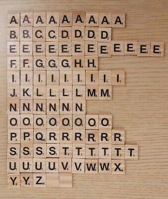 100 Scrabble aus Holz Buchstaben u. Zahlen Holzspielzeug NEU in Delmenhorst