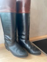 Schwarze Stiefel  40 glattleder Duisburg - Duisburg-Süd Vorschau