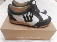 Woody, der biegsame Holzsohlenschuh, Echt Leder, Sneakers, Gr. 37 Dresden - Cotta Vorschau