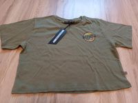 Rebel Generation cropped T-Shirt oversized Olive 146 neu Thüringen - Eisenach Vorschau