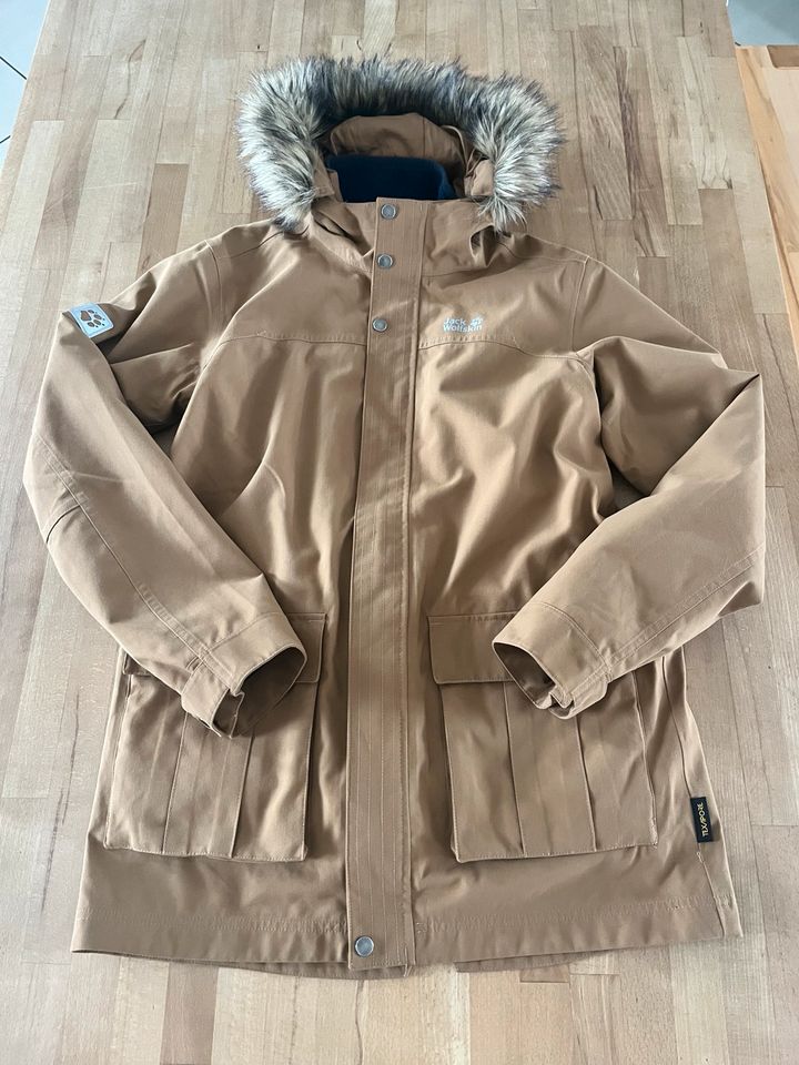 Jack Wolfskin Winter Windbreaker Regenjacke 3 in 1 System 164 in Mainstockheim