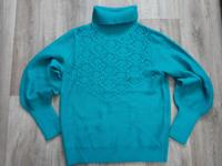 Blauer Laura Torelli Pullover Rollkragen M Langarm Muster Hessen - Lohra Vorschau
