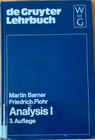 Analysis I Martin Barner Friedrich Flor de Gruyter Lehrbuch Kiel - Schreventeich-Hasseldieksdamm Vorschau