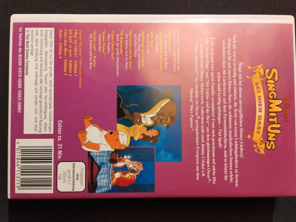 12 x original Disney VHS Dschungelbuch Aladdin Aristocats Basil in Wiesbaden