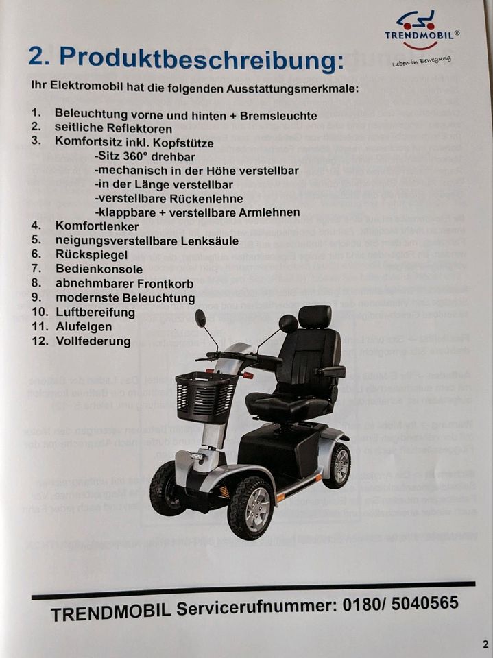 Elektromobile für Senioren AOK shopper in Stadtlauringen