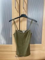 H&M Spaghettitop Oberteil khaki Baden-Württemberg - Helmstadt-Bargen Vorschau