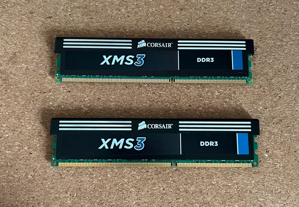 2x Corsair XMS3 RAM - 8GB (2x 4GB) 1333 MHz Arbeitsspeicher in Kaiserslautern