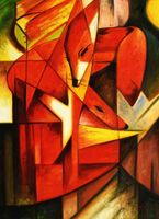 Franz Marc - Füchse k98980 90x120cm Ölbild handgemalt Berlin - Treptow Vorschau