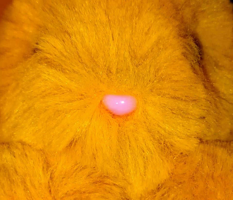 Süß gold-gelb Plüsch Hase Rex Kaninchen Pompon Anhänger Charm in Quickborn