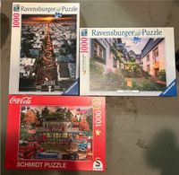 Ravensburger/Schmidt 1000 Teile Puzzle vollständig 3 Stück Münster (Westfalen) - Angelmodde Vorschau