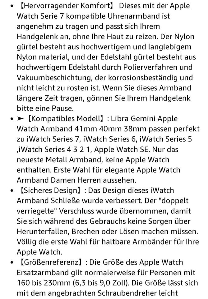 Armbänder 2 Stück für Apple Watch ☆RoséRosa & Rosé in Eriskirch