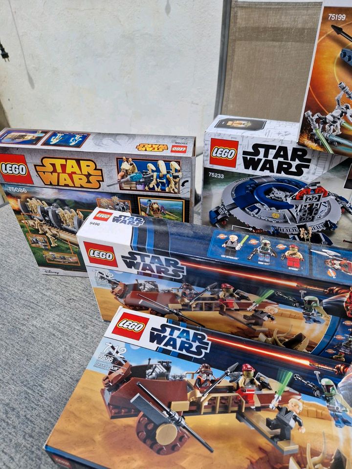 Lego Star Wars Original Kartons (leer) in Badersleben
