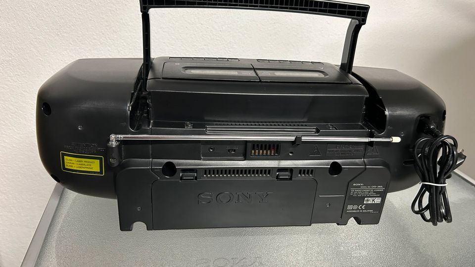Sony CD Player Radio Cassetterecorder doppelt mit Fernbedienung in Obergröningen