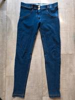 Freddy wr.up Leggings regular blau mit gelben Nähten S 36 Neu Sachsen-Anhalt - Querfurt Vorschau