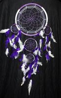 Deko Traumfänger Dreamcatcher 2 farbig 22/60 cm. LILA-WEISS Schleswig-Holstein - Erfde Vorschau