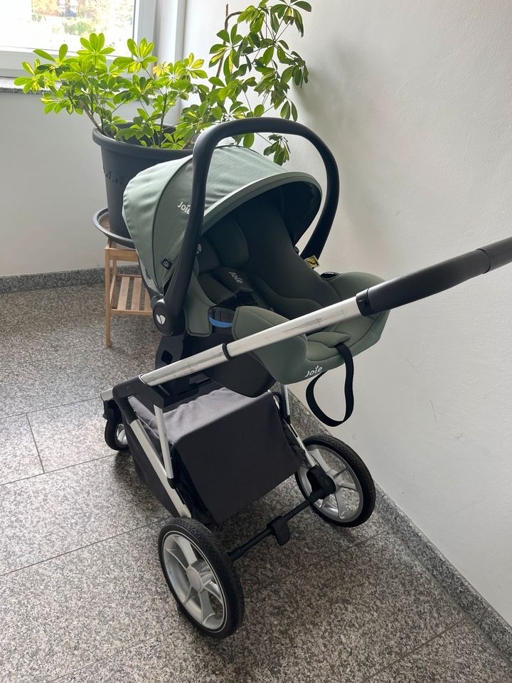 Kombi-Kinderwagen Moon Style mit Babyschale Joie in Pinneberg