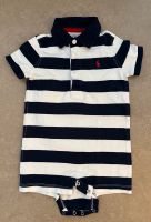 Ralph Lauren Jumpsuit Polo Shirt 9M 68 74 weiß blau gestreift Hessen - Kassel Vorschau