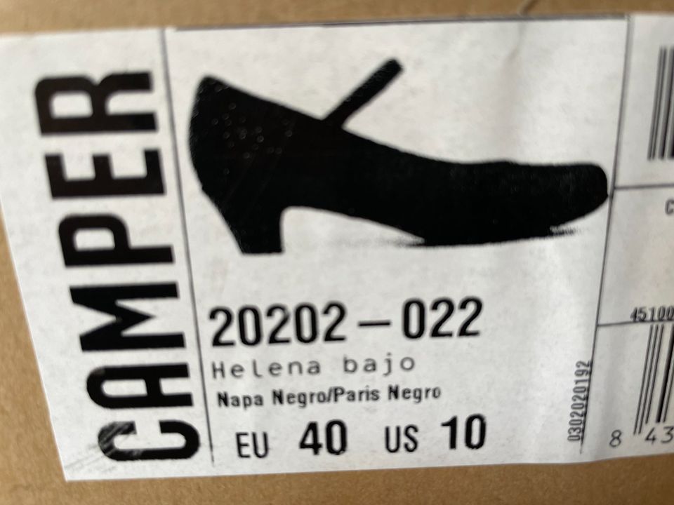 Camper "Helena Bajo", Damen Pumps, Schwarz, Gr. 40 in Potsdam