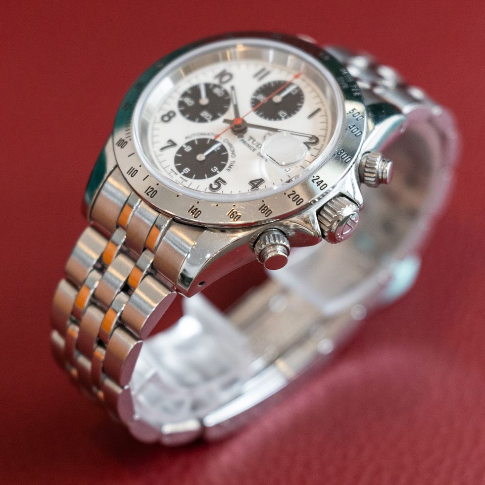 Tudor Prince Date Panda Chronograph / Ref. 79280 / Box + Papiere / Edelstahl / 2007 in München