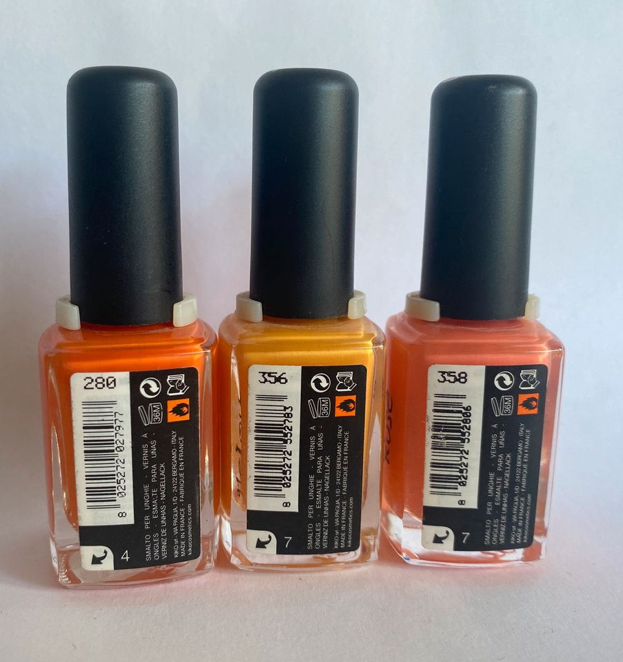 KIKO Nagellacke in Orange-Tönen - je 1€ in Moers